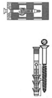 hollewandraamplug kunststof