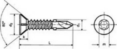 vleugelteks zelfborend