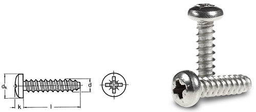 schroeven voor kunststoffen