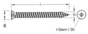 muurschroef mk torx 30 geel verzinkt 7.5x72, 100 stuks