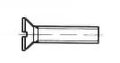 metaalschroef din963 4.8 verzinkt vzk met gleuf m4x8, 200 stuks