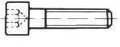 bzk-bout din912 rvs a2 m3x6, 250 stuks