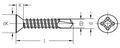 zelfborendeschr. din7504p-h verzinkt 3.5x13, 200 stuks