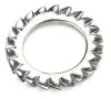 waaierveerring din6798a verzinkt m5 5.3x10x0.6, 200 stuks