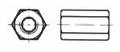 verbindingsmoer din6334 rvs a2 m10x30, 25 stuks