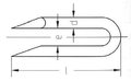 krammen 2.7x25 verzinkt, 5 KG